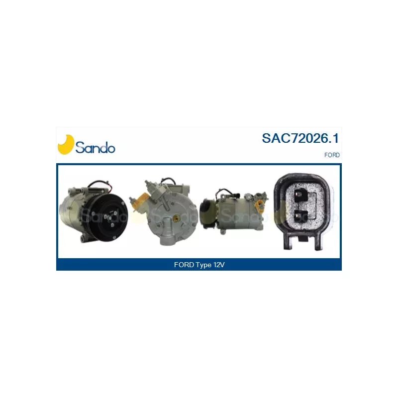 Compresseur, climatisation SANDO SAC72026.1
