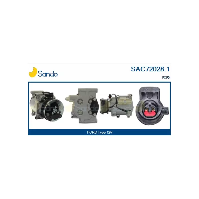 Compresseur, climatisation SANDO SAC72028.1
