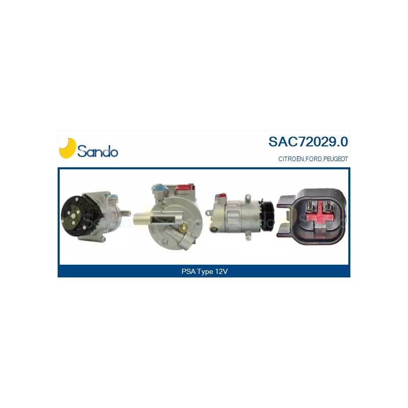 Compresseur, climatisation SANDO SAC72029.0