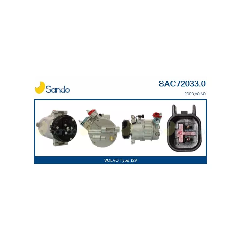 Compresseur, climatisation SANDO SAC72033.0