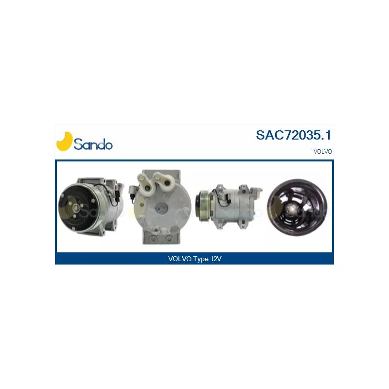 Compresseur, climatisation SANDO SAC72035.1