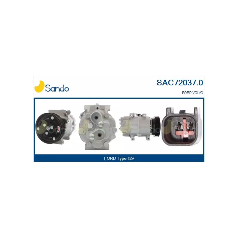 Compresseur, climatisation SANDO SAC72037.0