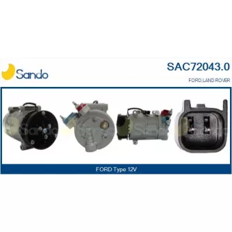 Compresseur, climatisation SANDO SAC72043.0