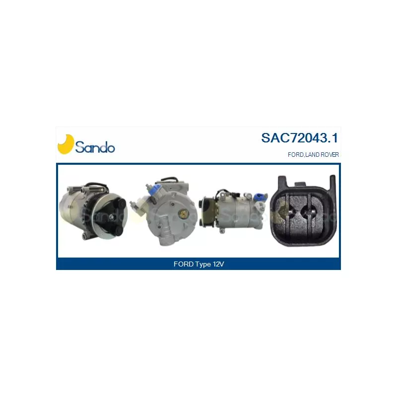 Compresseur, climatisation SANDO SAC72043.1
