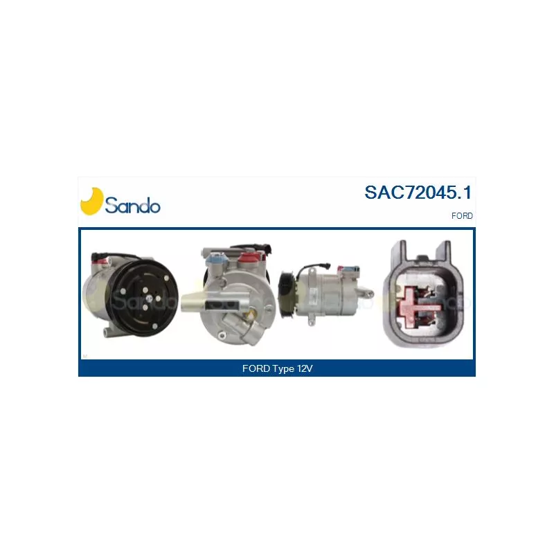 Compresseur, climatisation SANDO SAC72045.1