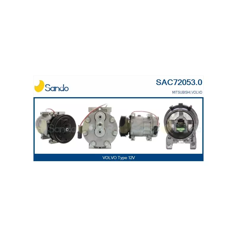 Compresseur, climatisation SANDO SAC72053.0