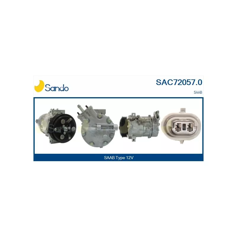 Compresseur, climatisation SANDO SAC72057.0
