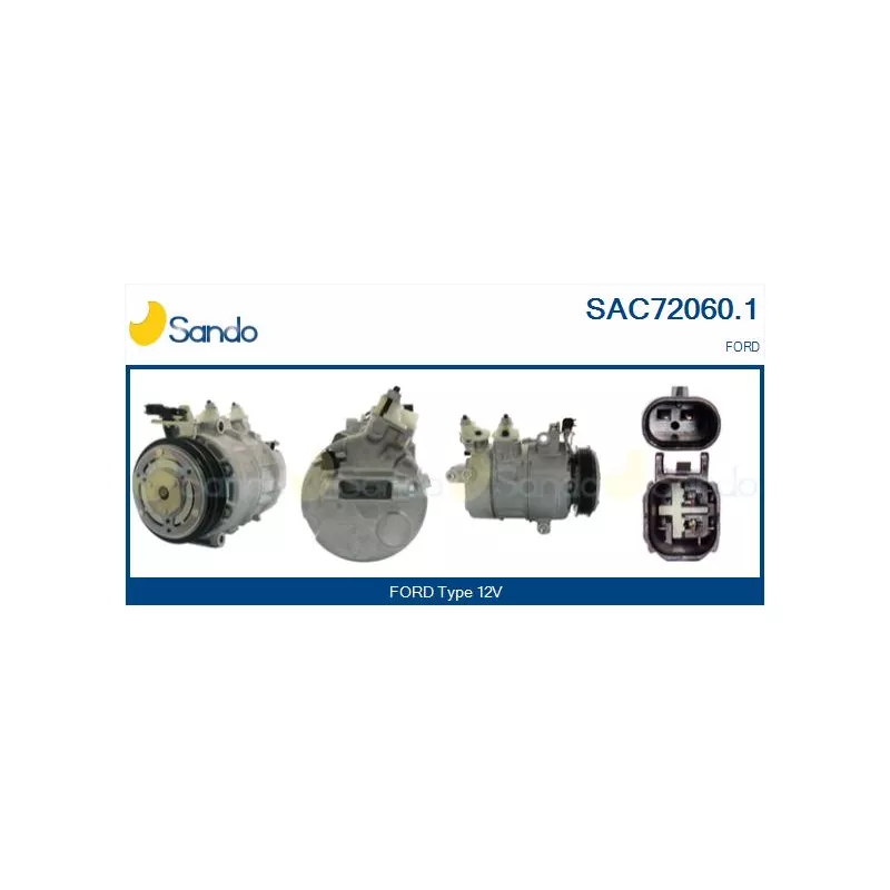 Compresseur, climatisation SANDO SAC72060.1