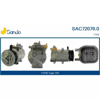 Compresseur, climatisation SANDO SAC72076.0