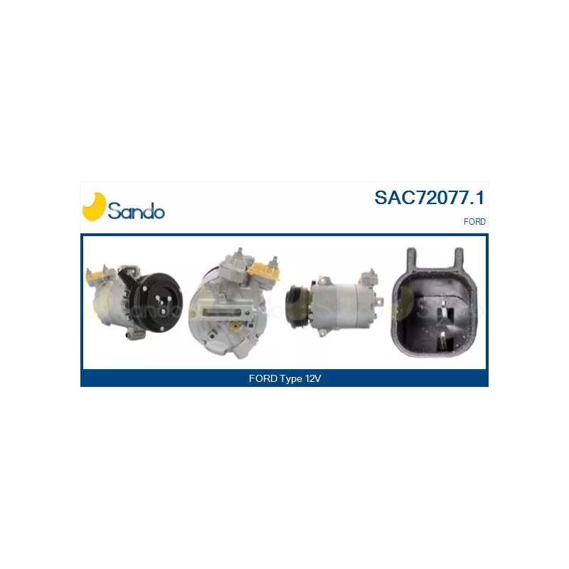 Compresseur, climatisation SANDO SAC72077.1