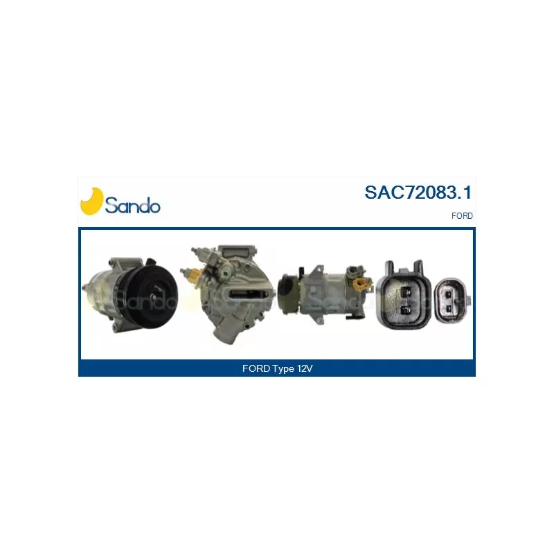 Compresseur, climatisation SANDO SAC72083.1
