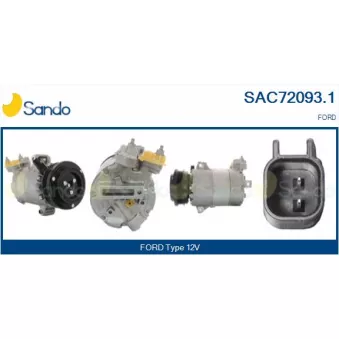 Compresseur, climatisation SANDO SAC72093.1
