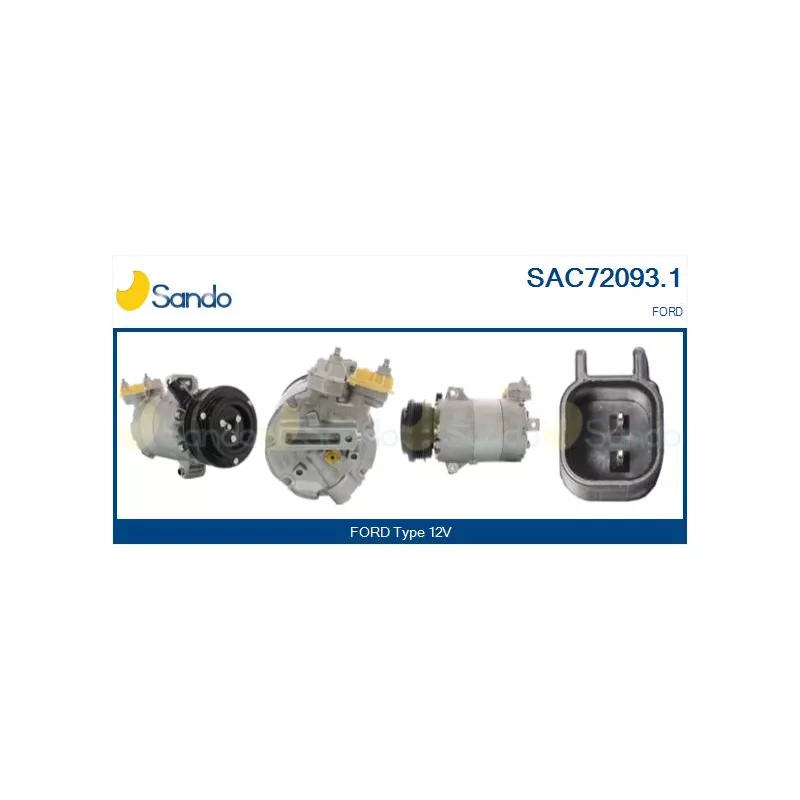 Compresseur, climatisation SANDO SAC72093.1