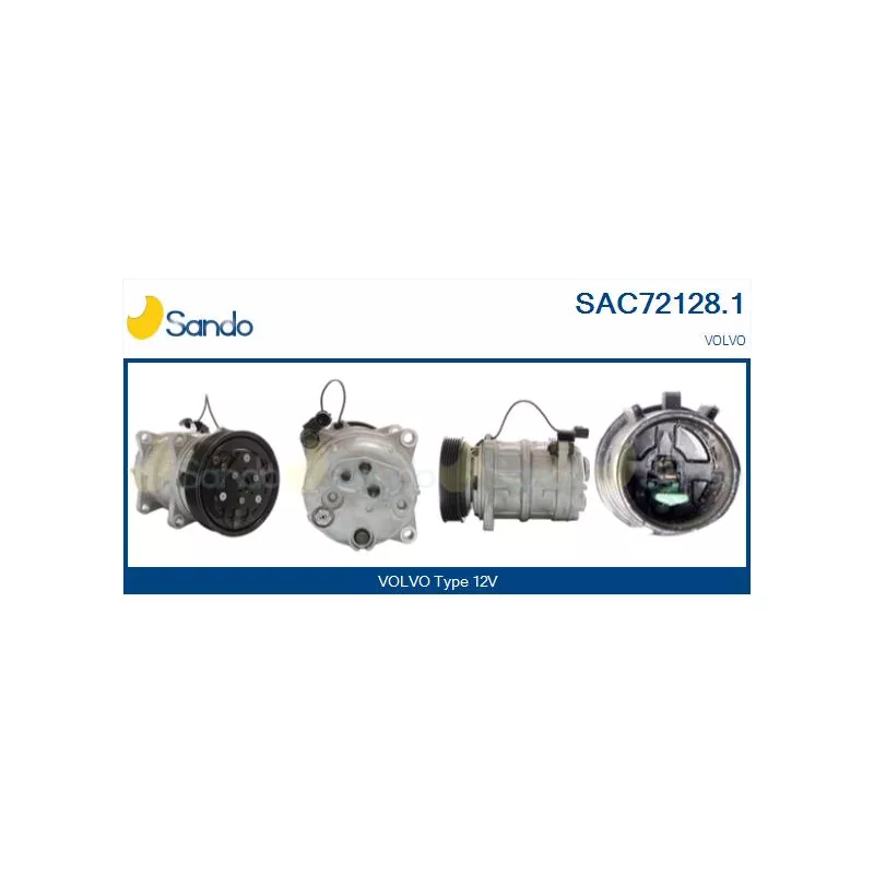 Compresseur, climatisation SANDO SAC72128.1