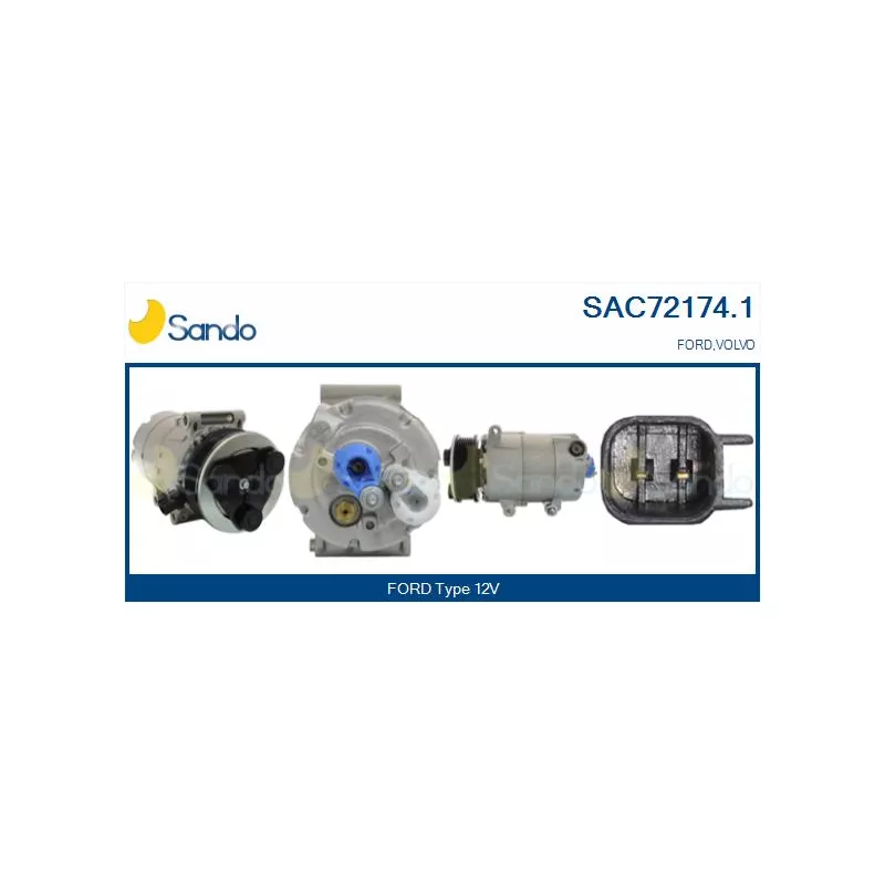 Compresseur, climatisation SANDO SAC72174.1