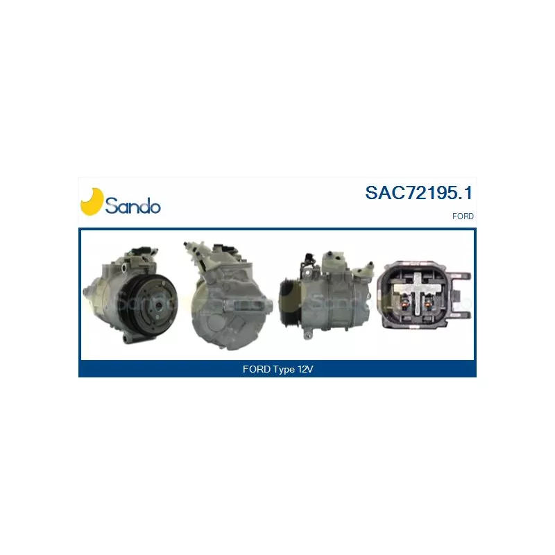 Compresseur, climatisation SANDO SAC72195.1