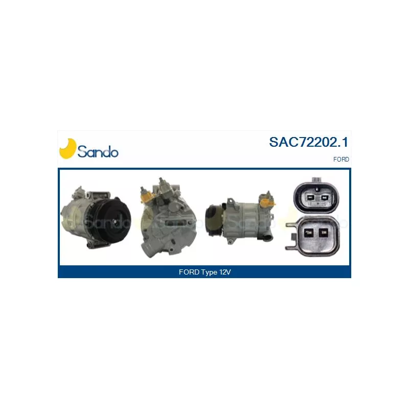 Compresseur, climatisation SANDO SAC72202.1
