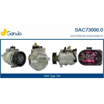 Compresseur, climatisation SANDO SAC73000.0