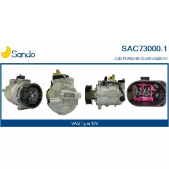 Compresseur, climatisation SANDO SAC73000.1