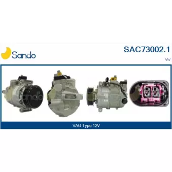 Compresseur, climatisation SANDO SAC73002.1