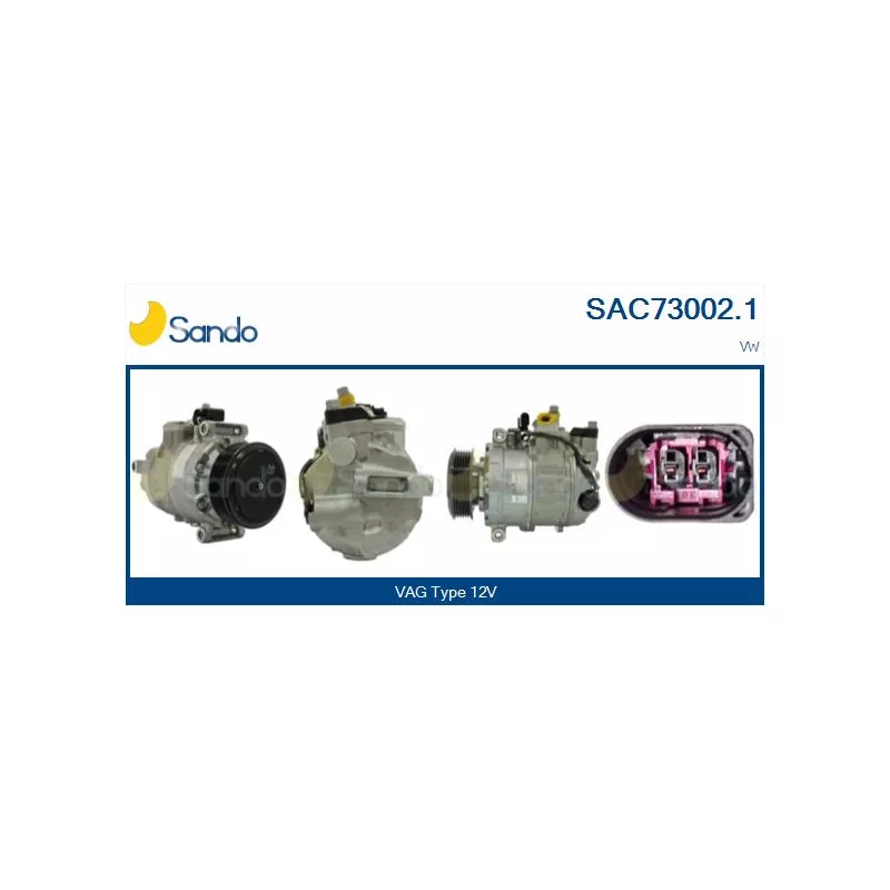 Compresseur, climatisation SANDO SAC73002.1