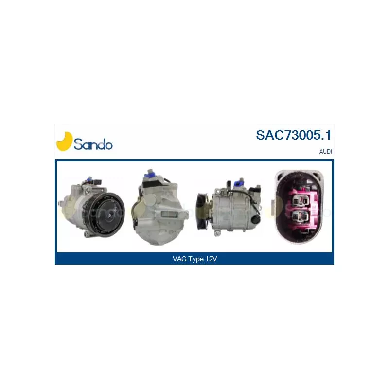Compresseur, climatisation SANDO SAC73005.1
