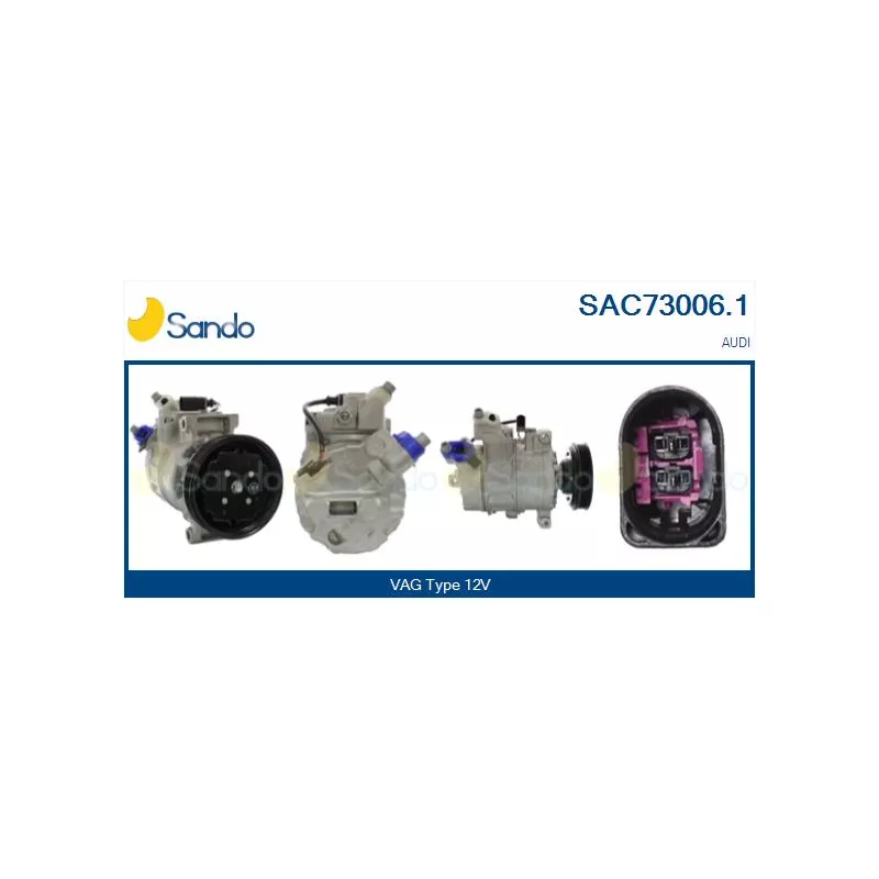 Compresseur, climatisation SANDO SAC73006.1