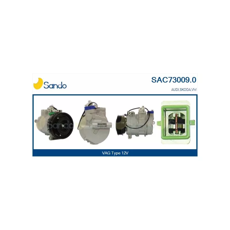 Compresseur, climatisation SANDO SAC73009.0