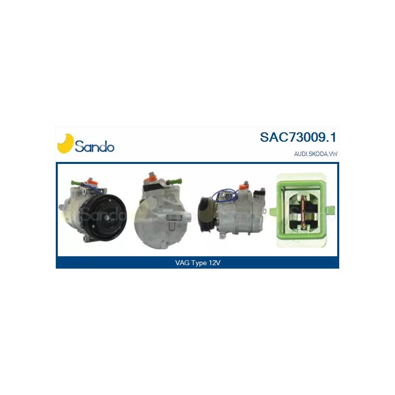 Compresseur, climatisation SANDO SAC73009.1