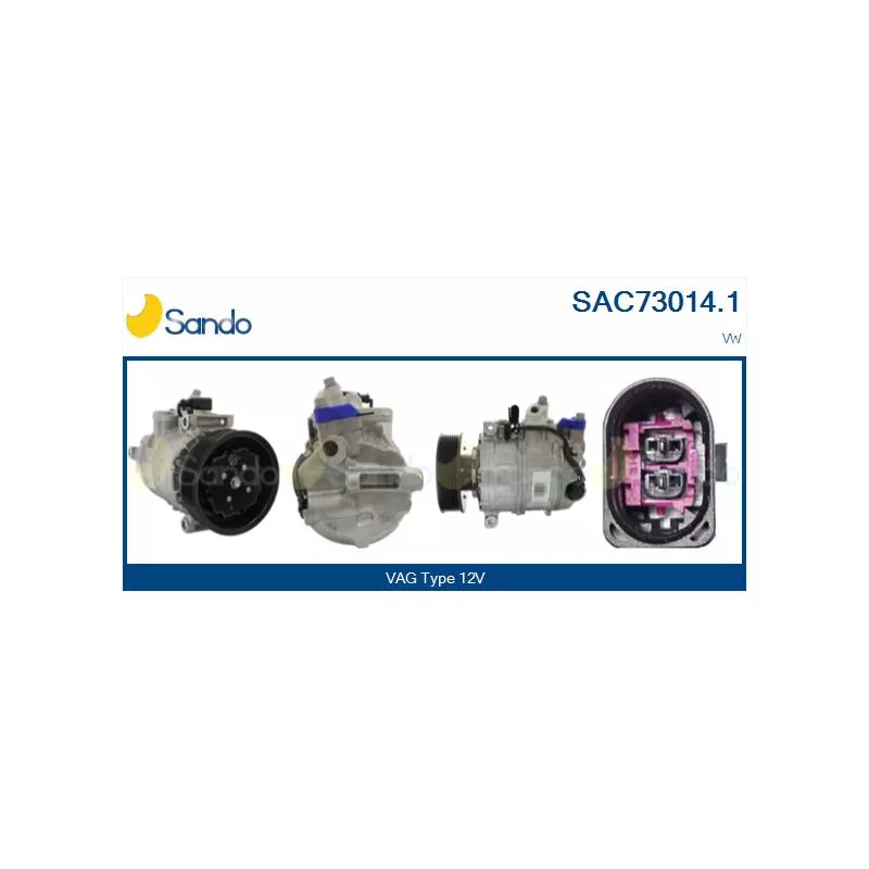 Compresseur, climatisation SANDO SAC73014.1