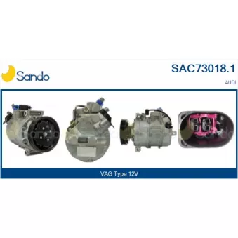 Compresseur, climatisation SANDO SAC73018.1