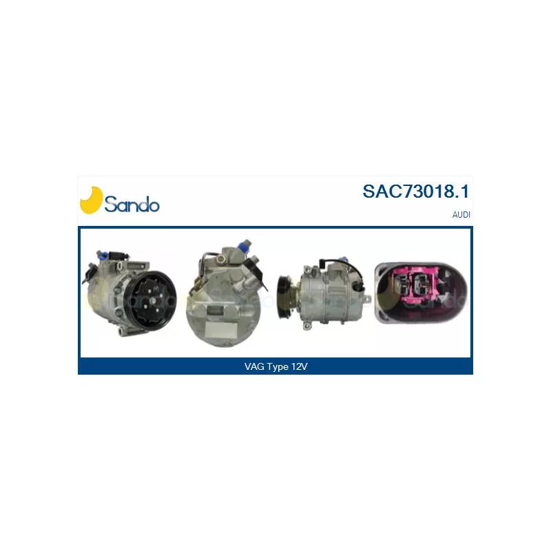 Compresseur, climatisation SANDO SAC73018.1