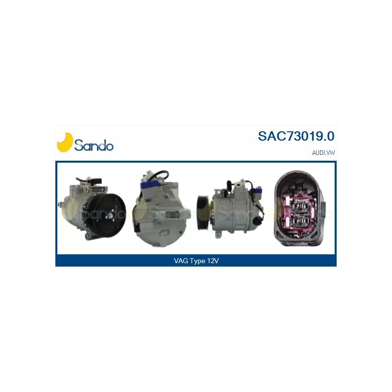 Compresseur, climatisation SANDO SAC73019.0
