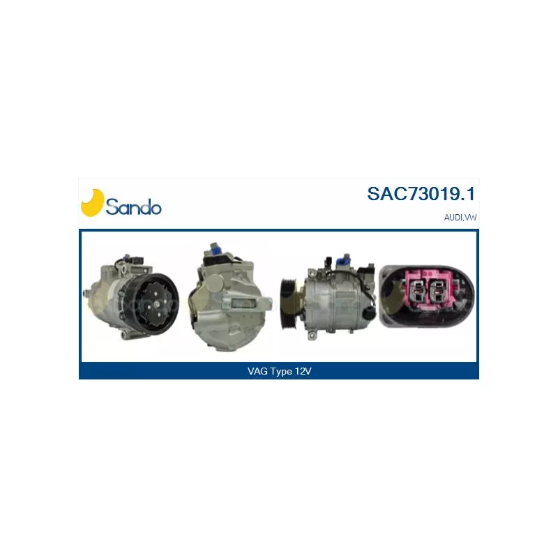 Compresseur, climatisation SANDO SAC73019.1