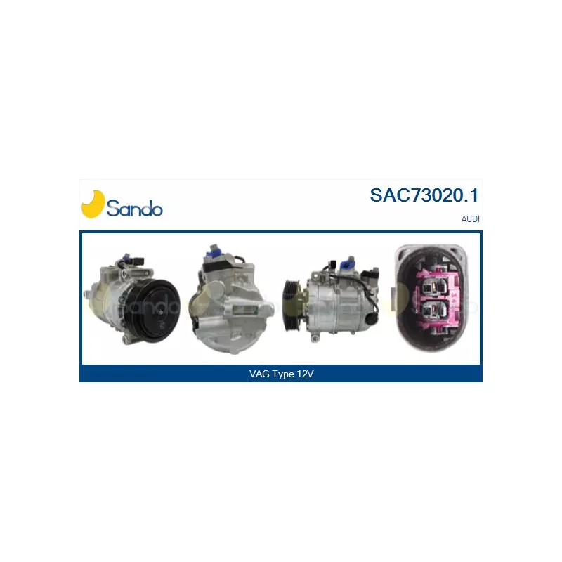 Compresseur, climatisation SANDO SAC73020.1