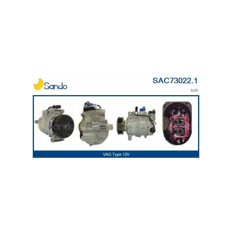 Compresseur, climatisation SANDO SAC73022.1