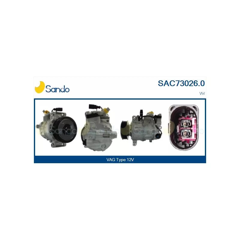 Compresseur, climatisation SANDO SAC73026.0