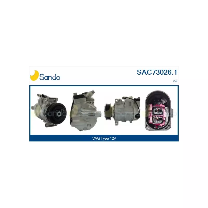 Compresseur, climatisation SANDO SAC73026.1