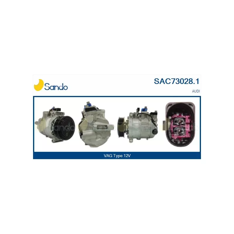 Compresseur, climatisation SANDO SAC73028.1
