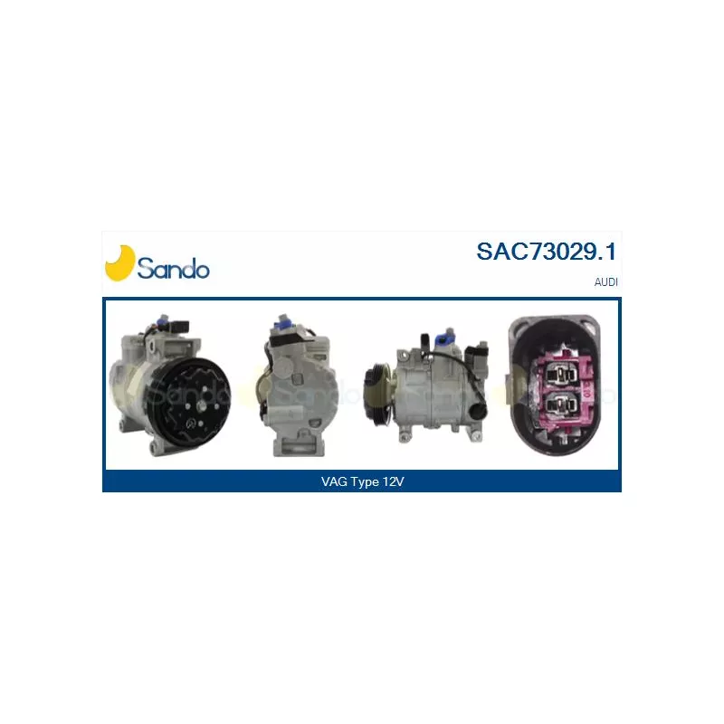 Compresseur, climatisation SANDO SAC73029.1