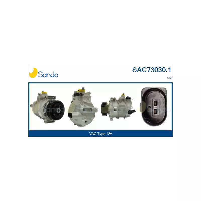 Compresseur, climatisation SANDO SAC73030.1