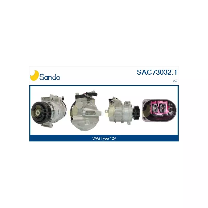 Compresseur, climatisation SANDO SAC73032.1