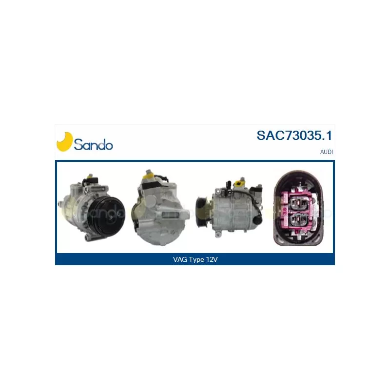 Compresseur, climatisation SANDO SAC73035.1