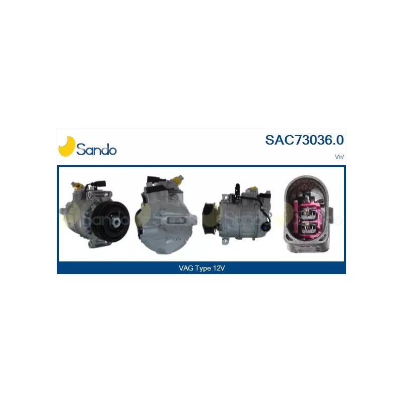 Compresseur, climatisation SANDO SAC73036.0