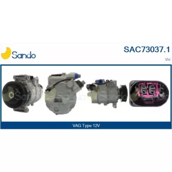 Compresseur, climatisation SANDO SAC73037.1