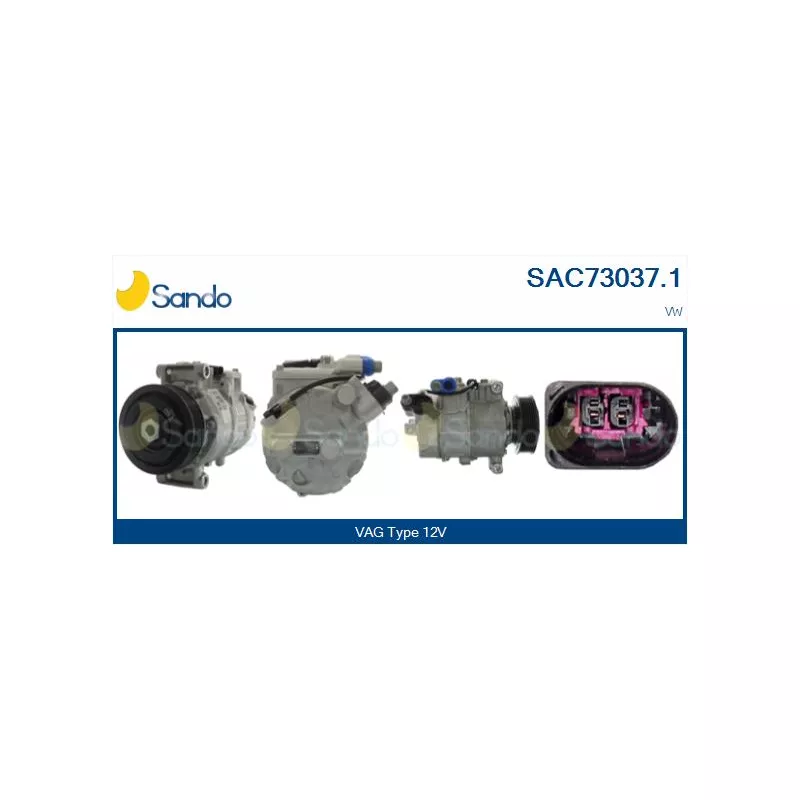Compresseur, climatisation SANDO SAC73037.1