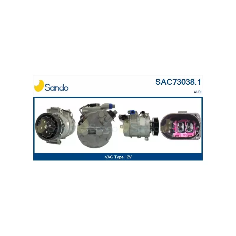 Compresseur, climatisation SANDO SAC73038.1