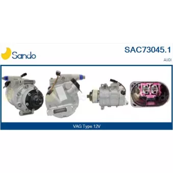 Compresseur, climatisation SANDO SAC73045.1