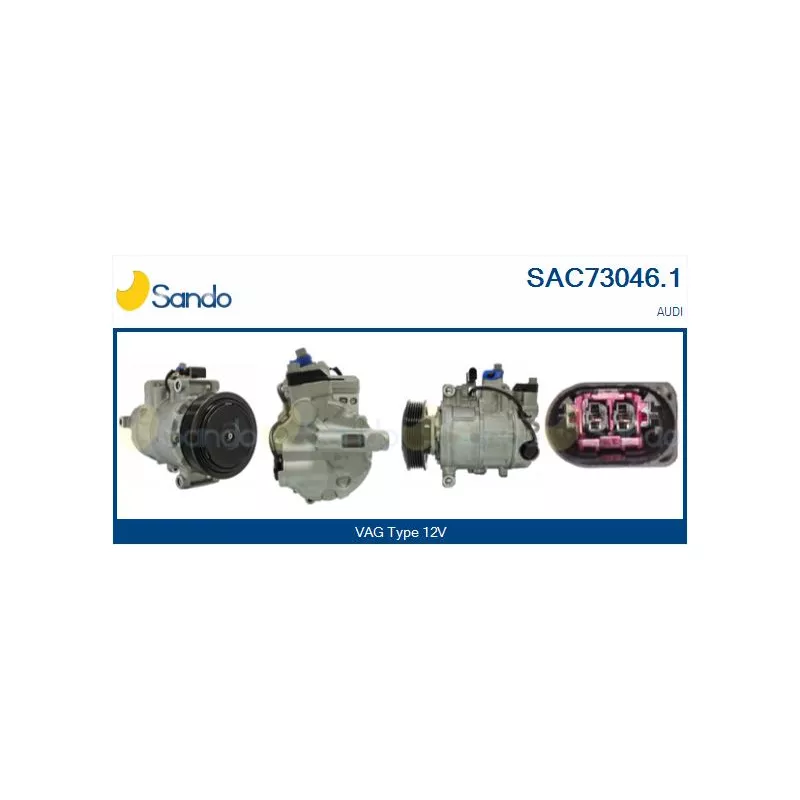 Compresseur, climatisation SANDO SAC73046.1