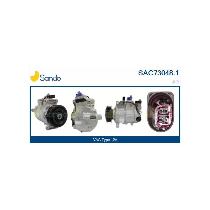 Compresseur, climatisation SANDO SAC73048.1
